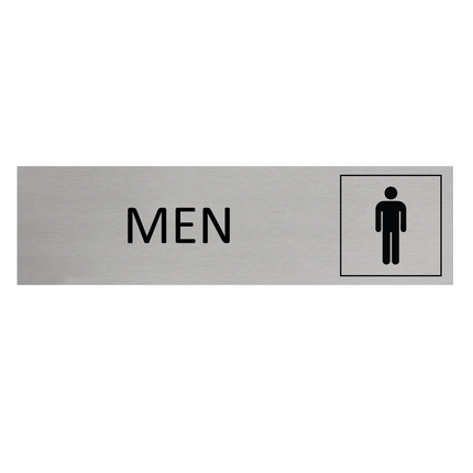 Men's symbol door sign 165x45mm - 1 pc