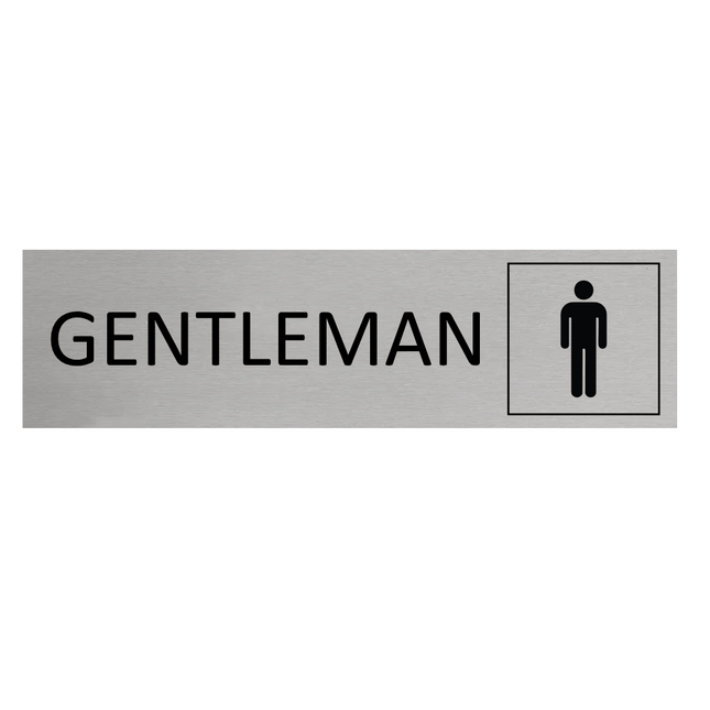 Gentleman door sign 165x45mm - 1 pc