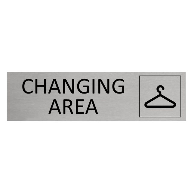 Changing Area door sign 165x45mm - 1 pc