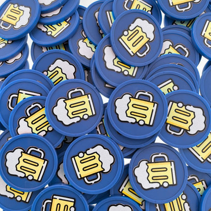 Beer tokens Ø29mm – 100 pcs