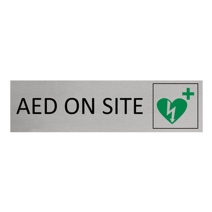 AED on site door sign 165x45mm - 1 pc