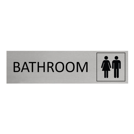 Bathroom door sign 165x45mm - 1 pc