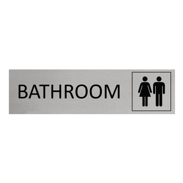 Bathroom door sign 165x45mm - 1 pc