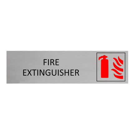 Fire extinguisher door sign 165x45mm - 1 pc