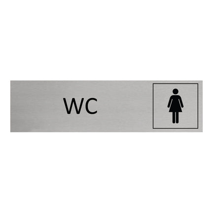 Women’s wc door sign 165x45mm - 1 pc