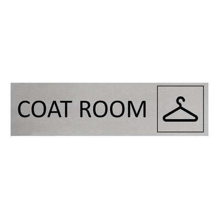 Coat room door sign 165x45mm - 1 pc