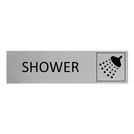 Shower door sign 165x45mm - 1 pc