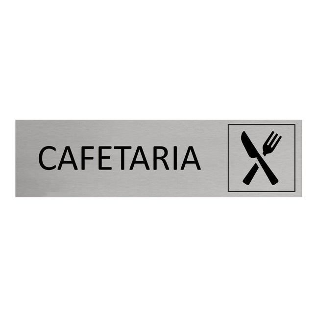 Cafetaria door sign 165x45mm - 1 pc