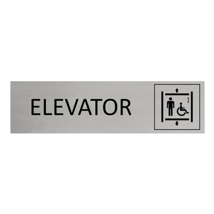 Elevator door sign 165x45mm - 1 pc
