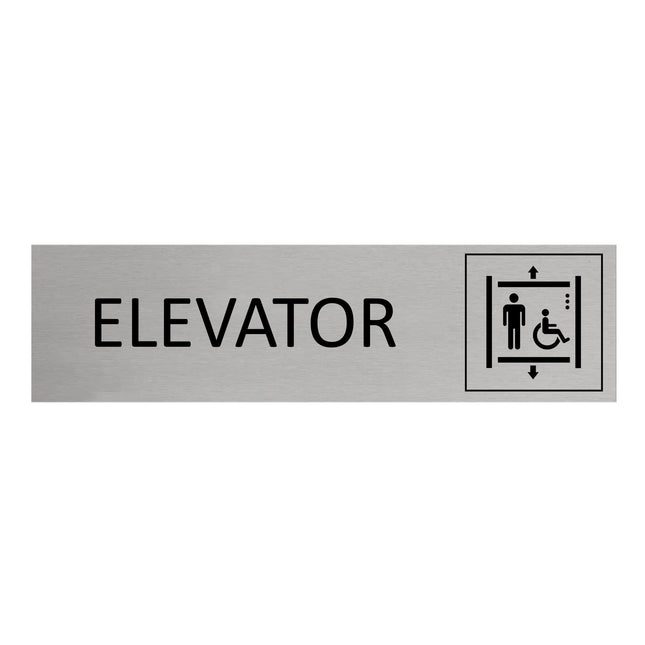 Elevator door sign 165x45mm - 1 pc