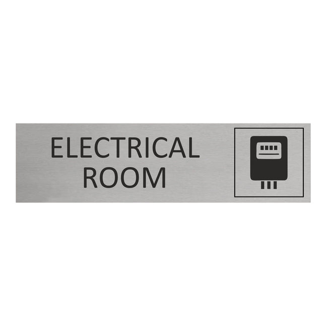 Eletrical room door sign 165x45mm - 1 pc