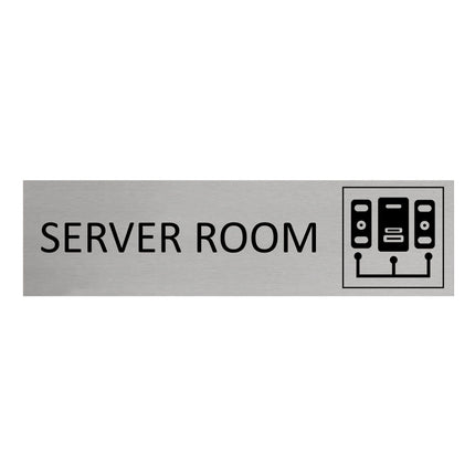 Server room door sign 165x45mm - 1 pc