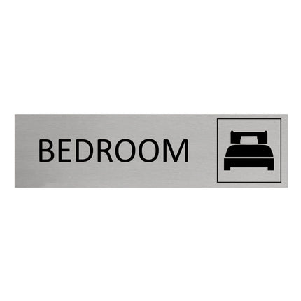 Bedroom door sign 165x45mm - 1 pc