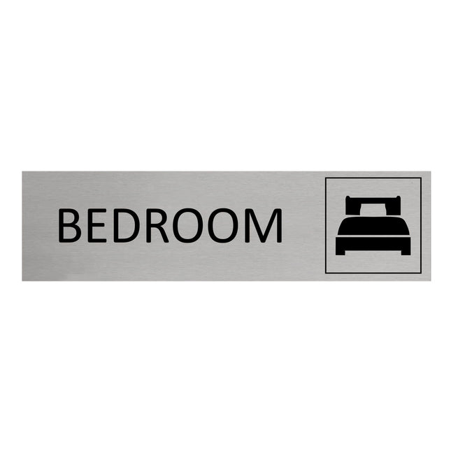 Bedroom door sign 165x45mm - 1 pc