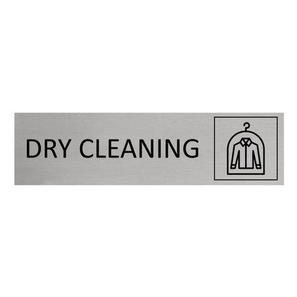 Dry cleaning door sign 165x45mm - 1 pc