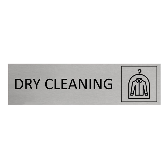 Dry cleaning door sign 165x45mm - 1 pc