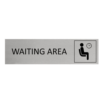Waiting area door sign 165x45mm - 1 pc