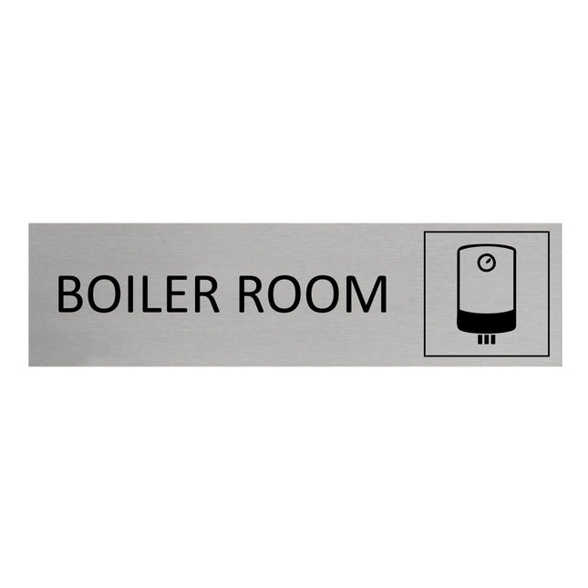 Boiler room door sign 165x45mm - 1 pc