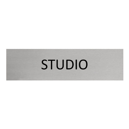 Studio door sign 165x45mm - 1 pc