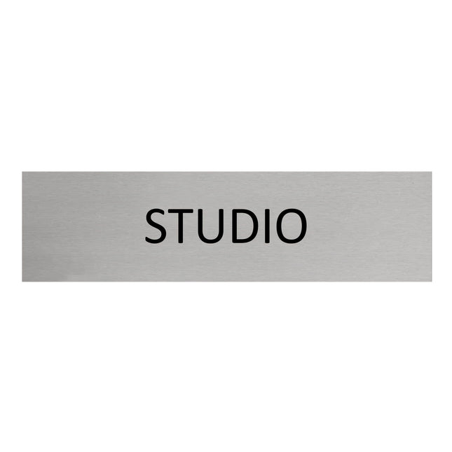 Studio door sign 165x45mm - 1 pc