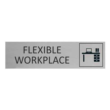 Flexible workspace door sign 165x45mm - 1 pc
