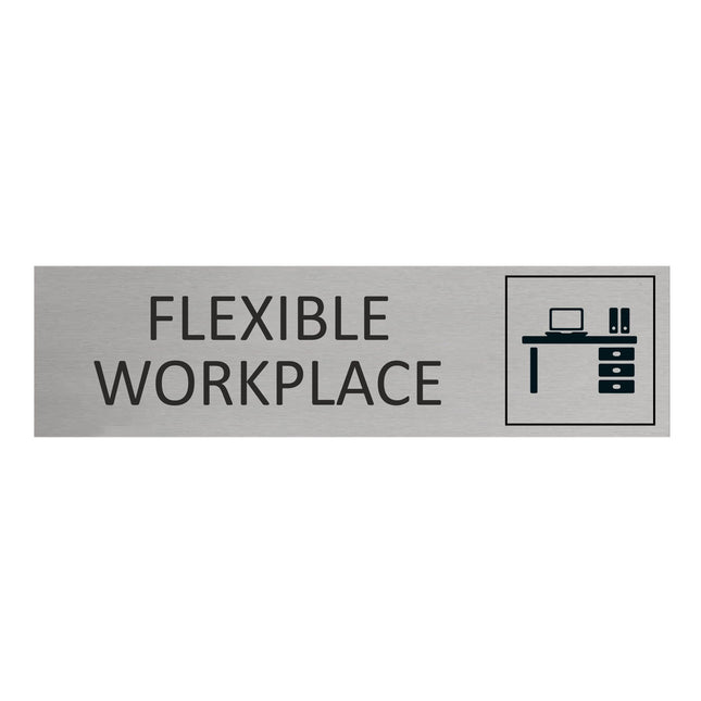 Flexible workspace door sign 165x45mm - 1 pc