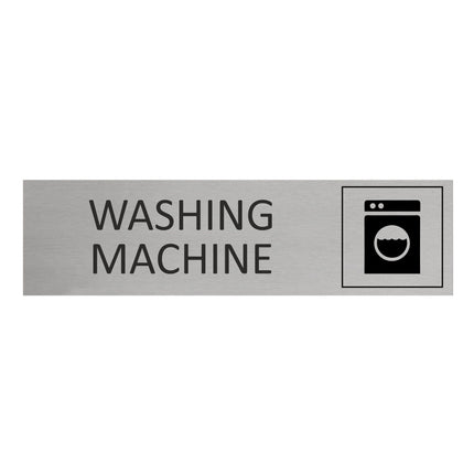 Washing machine door sign 165x45mm - 1 pc