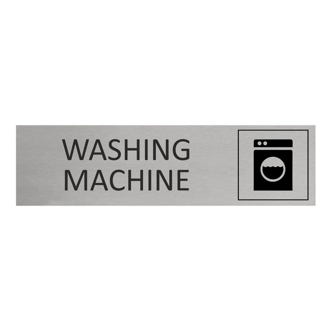Washing machine door sign 165x45mm - 1 pc