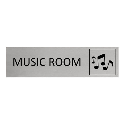 Music room door sign 165x45mm - 1 pc