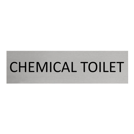 Chemical toilet door sign 165x45mm - 1 pc