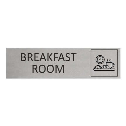 Breakfast room door sign 165x45mm - 1 pc