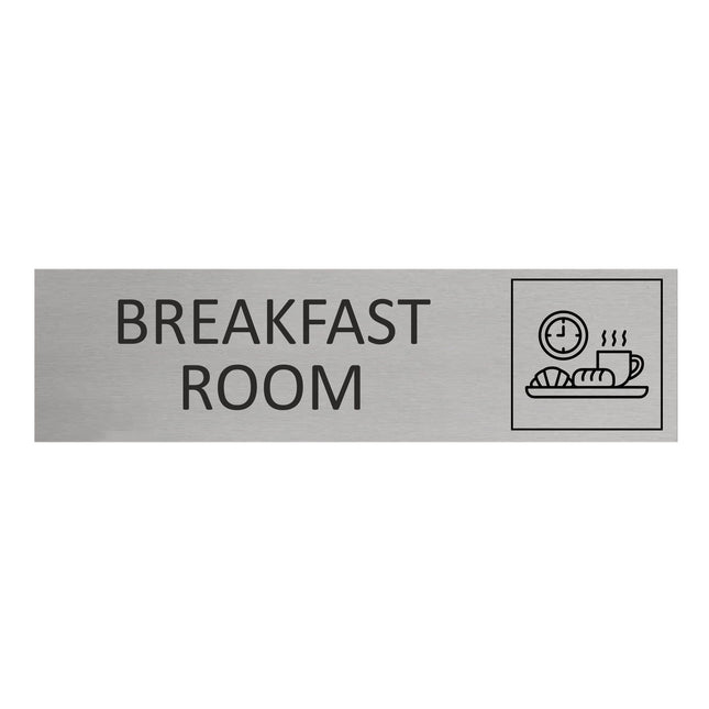 Breakfast room door sign 165x45mm - 1 pc