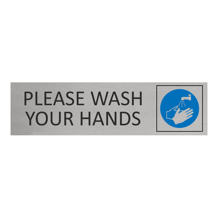 Please wash your hands door sign 165x45mm - 1 pc