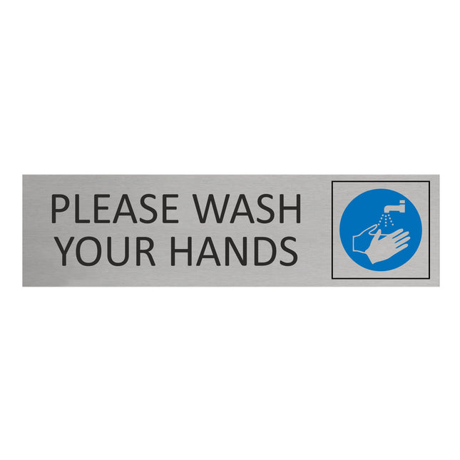 Please wash your hands door sign 165x45mm - 1 pc
