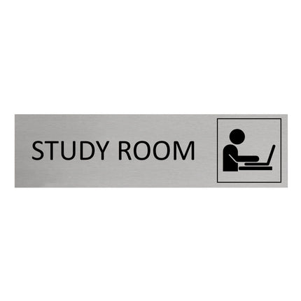 Study room door sign 165x45mm - 1 pc