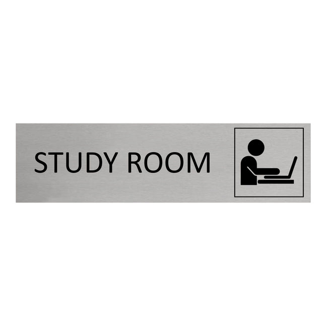 Study room door sign 165x45mm - 1 pc