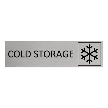 Cold storage door sign 165x45mm - 1 pc