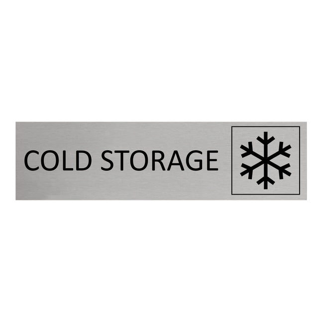 Cold storage door sign 165x45mm - 1 pc