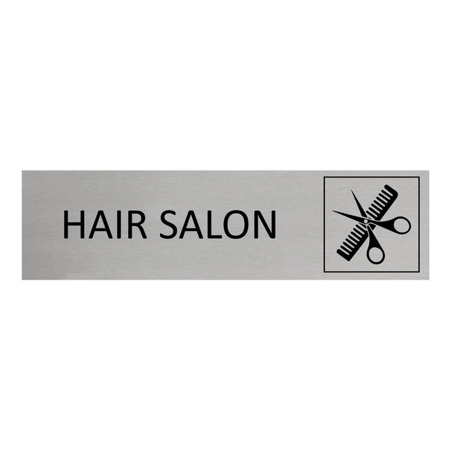 Hair salon door sign 165x45mm - 1 pc