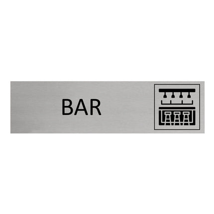 Bar door sign 165x45mm - 1 pc
