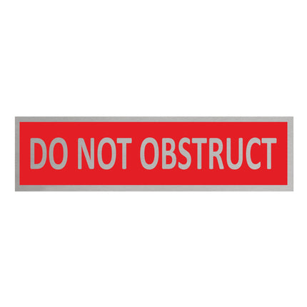 Do not obstruct door sign 165x45mm - 1 pc