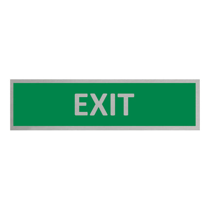 Exit in green door sign 165x45mm - 1 pc
