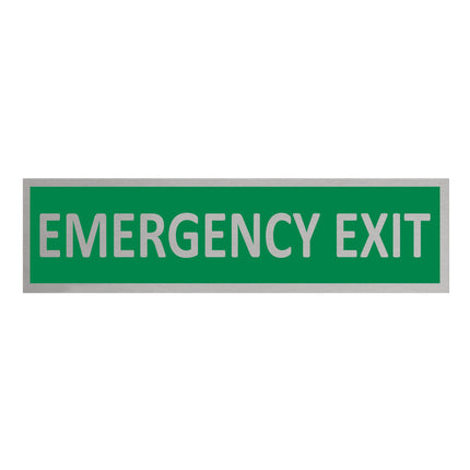 Emergency exit door sign 165x45mm - 1 pc