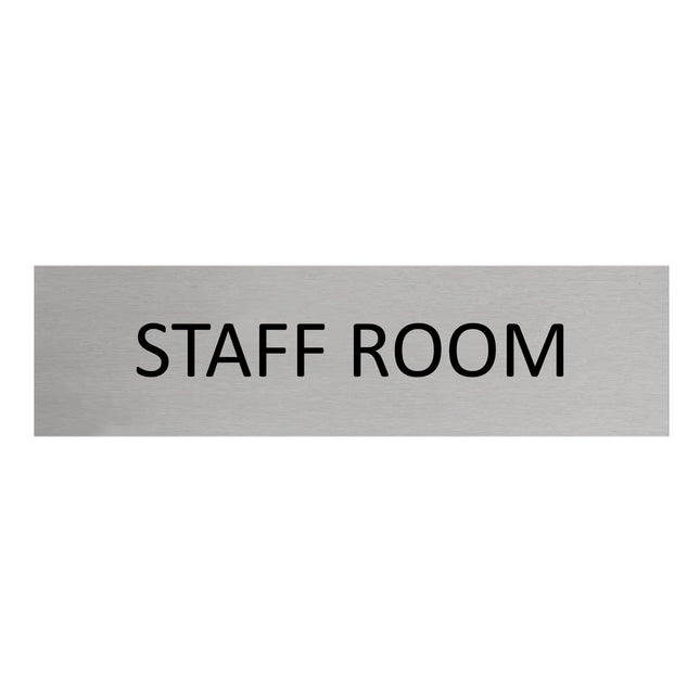 Staff room door sign 165x45mm - 1 pc