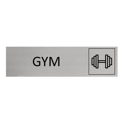 Gym door sign 165x45mm - 1 pc