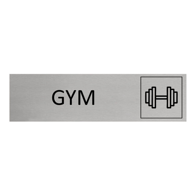 Gym door sign 165x45mm - 1 pc