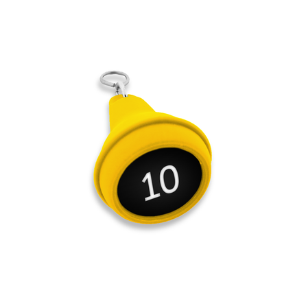 Mayfair hotel keychain yellow – 1 pc