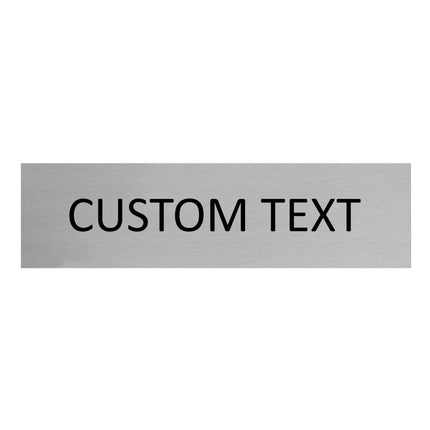 Custom text door sign 165x45mm - 1 pc