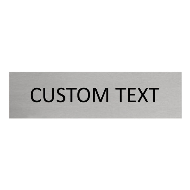Custom text door sign 165x45mm - 1 pc