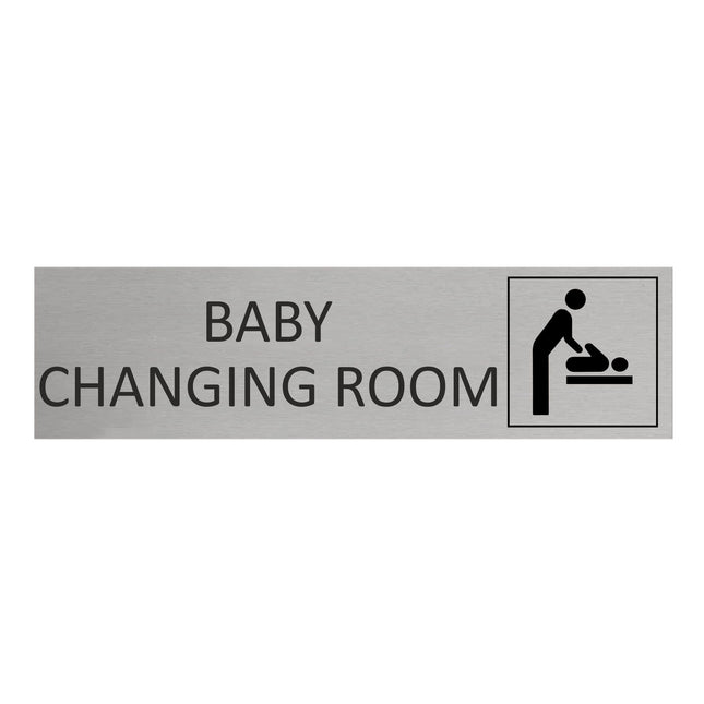 Baby changing room door sign 165x45mm - 1 pc